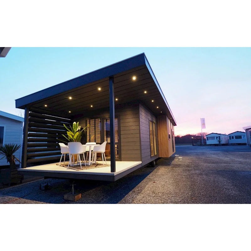 Container Abitativo Premium T2 60mq con Terrazzo Arredato