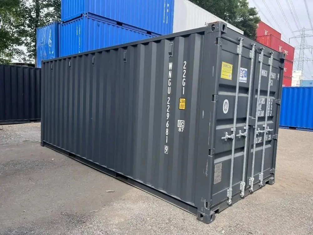 Container Marittimo 20 Piedi Premium Grigio Antracite Nuovo