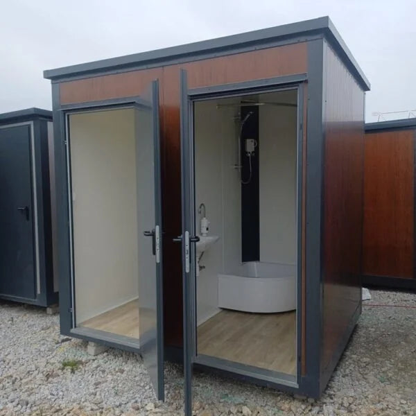 Modulo Sanitario Doppio Pre-allestito 4,85 mq con WC e Doccia