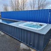 Piscina Container 40' con Spa Idromassaggio Integrata - Premium
