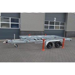 Rimorchio Piattaforma Modulare 4.2m con Sistema di Distacco Rapido