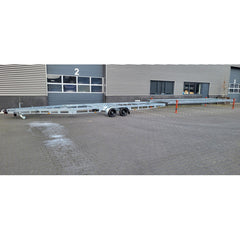 Rimorchio Modulare per Tiny House con Piattaforma Staccabile 20.50 mq e Triplo Asse