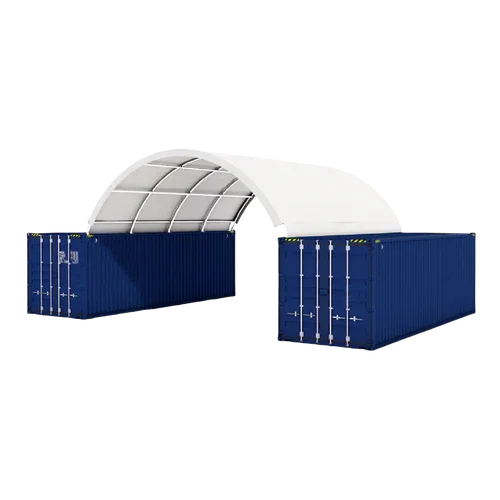 Tunnel di Copertura per Container Marittimi 20x20 Piedi Robusto