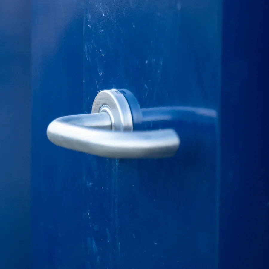 Box Contenitore Modulare Smontabile Bicolore 2x2m con Pavimento Rialzato