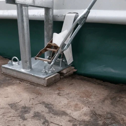 Capannone di Stoccaggio Rinforzato con Doppio Traliccio 20'x33'x16'