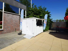 Chiosco Bar Container Modulare 8.4 mq Bianco