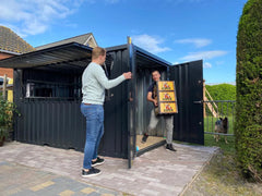 Chiosco Bar Modulare 8mq con Bancone Ribaltabile