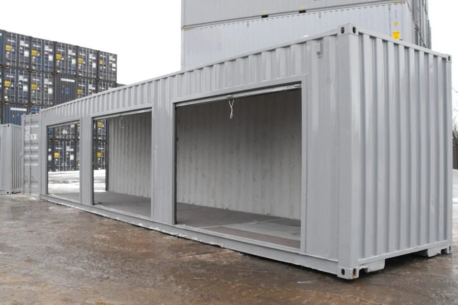 Container Magazzino 40 Piedi High Cube con Triplo Accesso Laterale