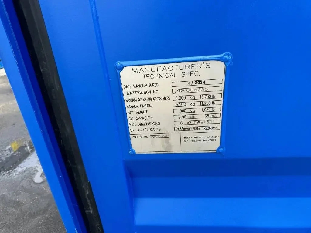 Container Magazzino Compatto 8 Piedi Nuovo