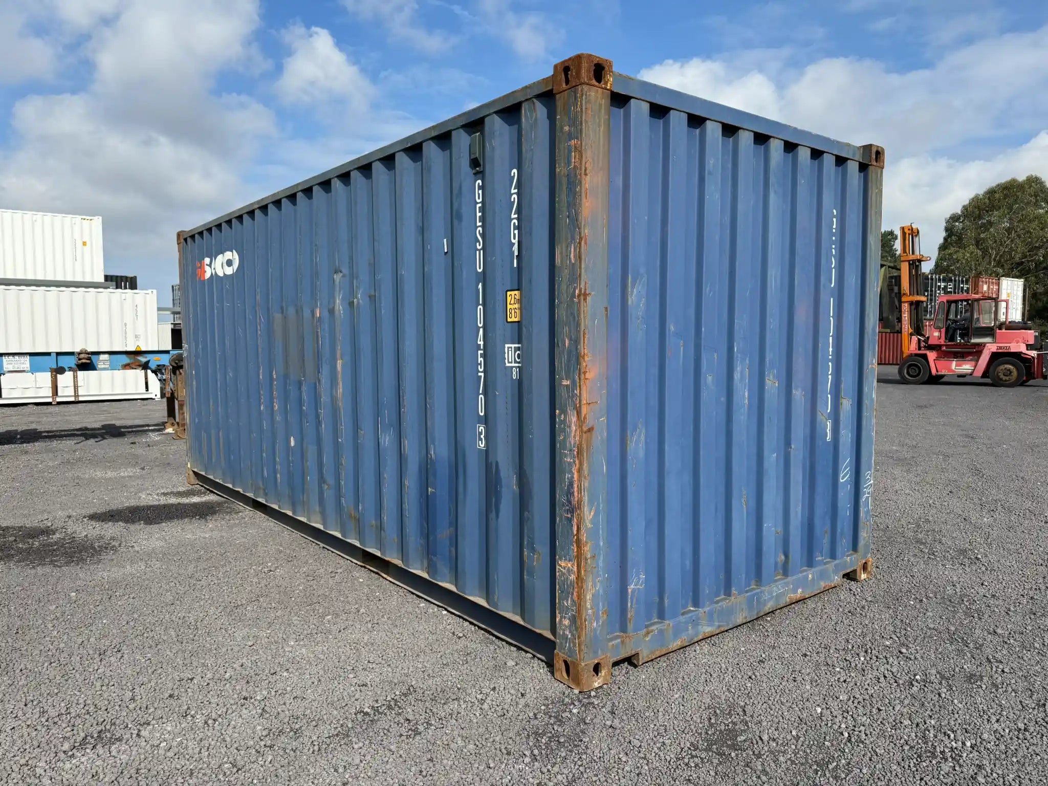 Container Marittimo 20 Piedi Usato per Stoccaggio Sicuro