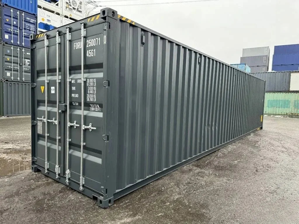 Container Marittimo 40 Piedi High Cube Double Door Nuovo Primo Viaggio