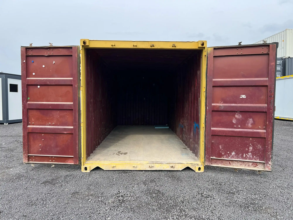 Container Marittimo Usato 20 Piedi in Acciaio CORTEN Giallo