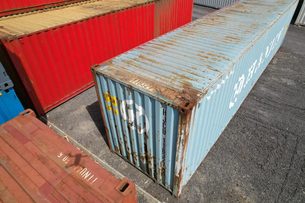 Contenitore Marittimo Usato 40 Piedi High Cube per Stoccaggio Voluminoso