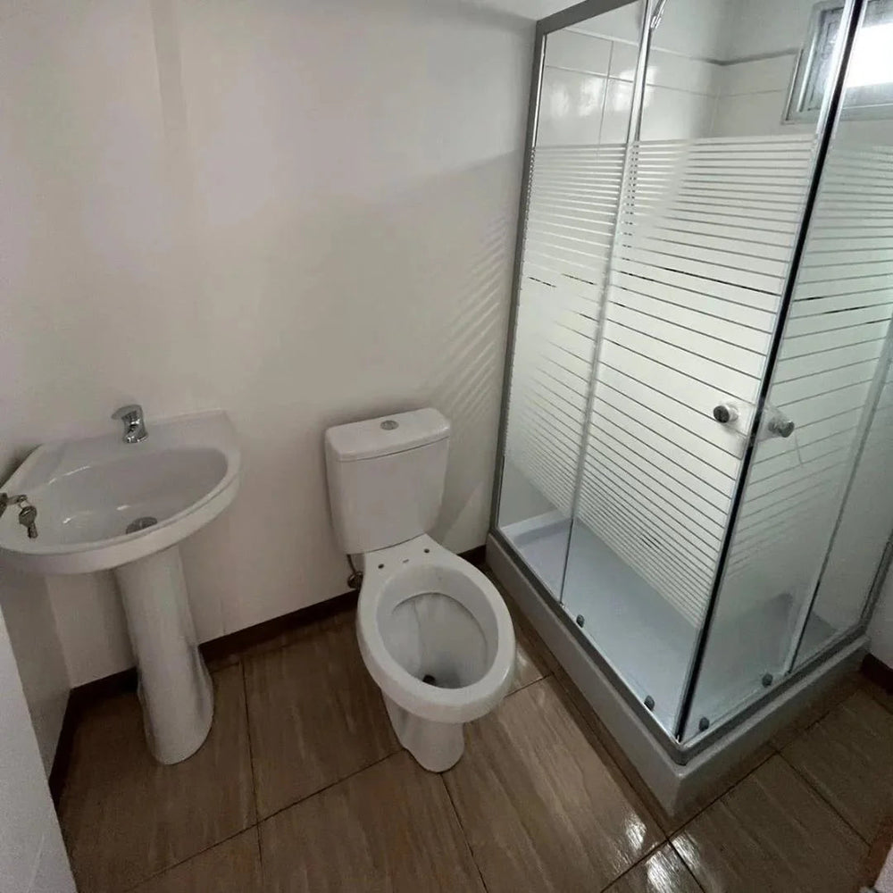 Modulo Abitativo Container 20' High Cube 14 mq Stile Legno