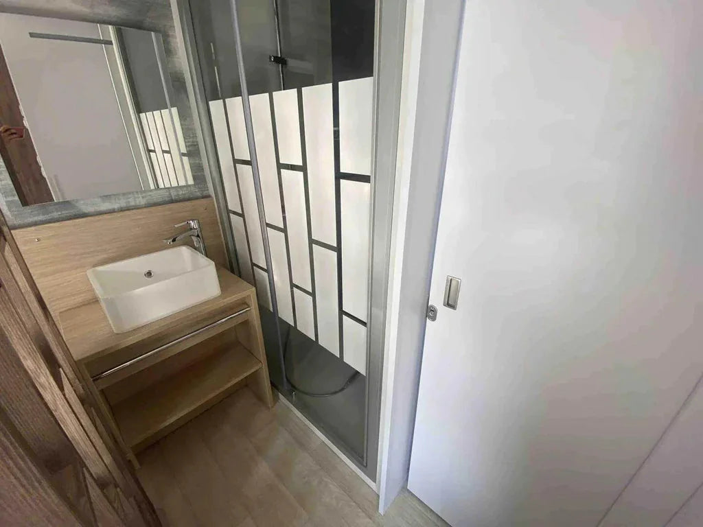 Modulo Abitativo Prefabbricato T3 35.69mq - Comfort Bi-Camera e Doppio Bagno