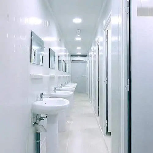 Modulo Sanitario Prefabbricato 20 Piedi per Grandi Affluenze