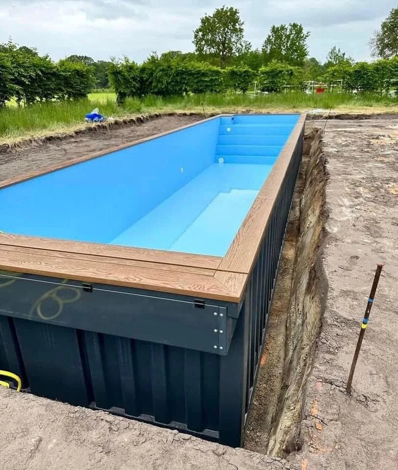 Piscina Container 40' con Spa Idromassaggio Integrata - Premium
