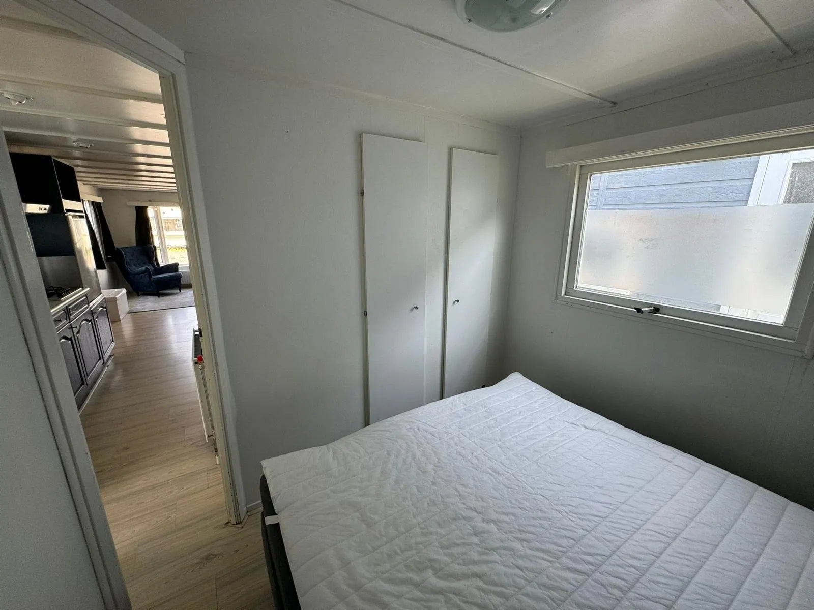 Residenza Mobile Chalet Bianco T2 – 40.7 mq con Riscaldamento Integrato