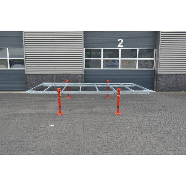 Rimorchio Modulare Monoasse con Telaio Amovibile per Tiny House 4,2m