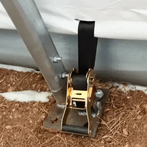 Struttura di Copertura ad Arco per Stoccaggio Rinforzata 20x30x12 Piedi