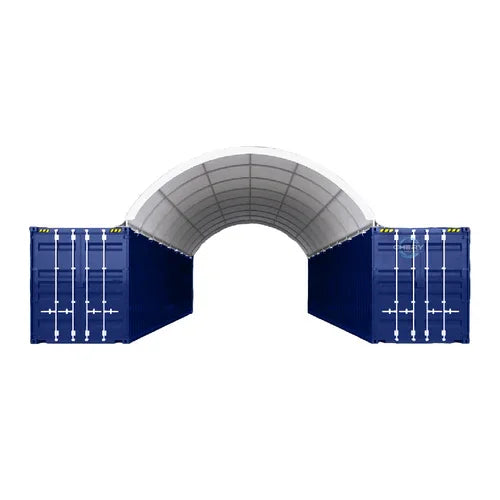 Tunnel di Copertura Robusto per Container 20x40 Piedi