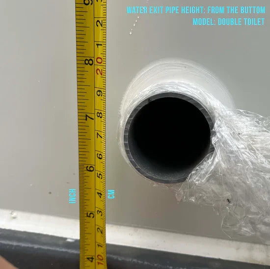 Unità Sanitaria Portatile Bastone con 2 Cabine Private – 2.12 mq